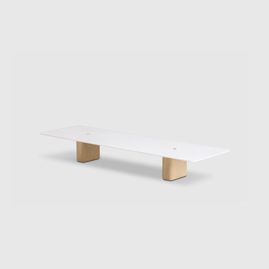 Monitor Stand & Desk Shelf - White Oak – ARTIFOX