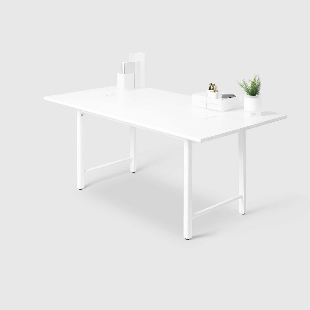 Executive Desk & Dining Table - Whitewash Oak – ARTIFOX