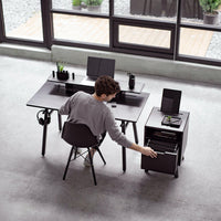 ARTIFOX Desk - Black Oak 