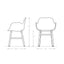 Form Armchair - Upholstered