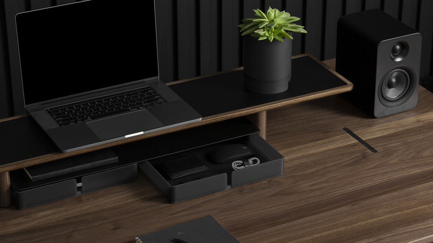 Modern Desk - Walnut – ARTIFOX