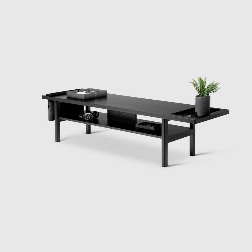 Modern Bench - Black Oak – ARTIFOX