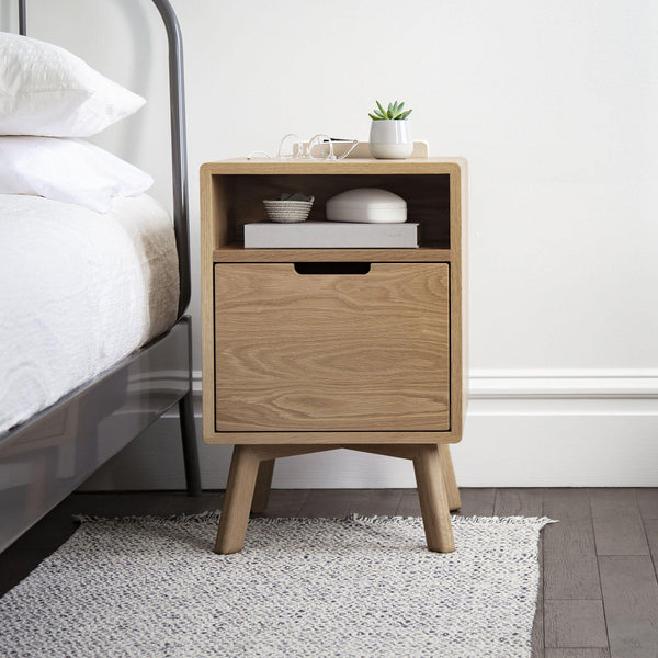 Modern Side Table - White Oak – ARTIFOX