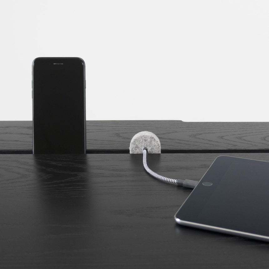 ARTIFOX Desk - Black Oak 