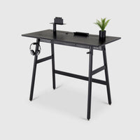 ARTIFOX Standing Desk - Black Oak 