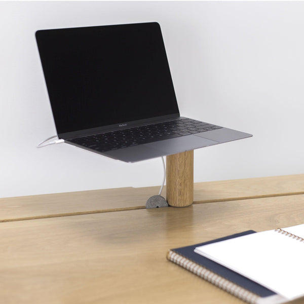 Desk Shelf & Laptop Stand - White Oak – ARTIFOX